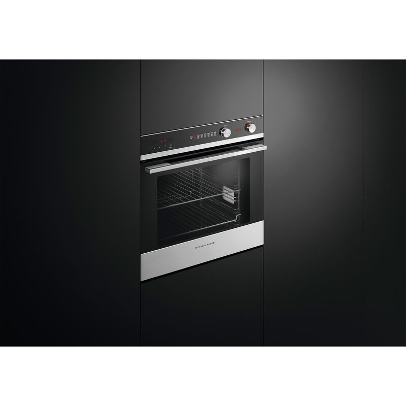 Fisher & Paykel Series 5 24 in. 3 cu. ft. Electric Single Wall Oven with Standard Convection - Stainless Steel, , hires