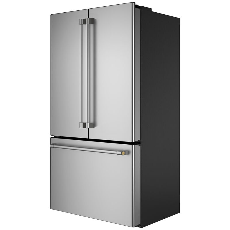 Monogram 36 in. 23.1 cu. ft. Smart Counter Depth French Door Refrigerator with Internal Water Dispenser - Stainless Steel, , hires
