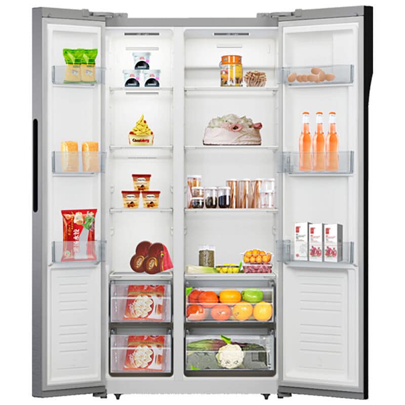 Avanti 33 in. 15.6 cu. ft. Counter Depth Side by Side Refrigerator - Stainless Steel, , hires