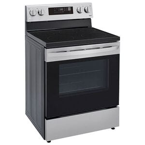 LG 30 in. 6.3 cu. ft. Smart Electric Range with Radiant Burners - Stainless Steel, , hires