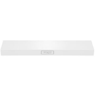Frigidaire 30 in. Convertible Standard Style Range Hood with 220 CFM, 2 Fan Speeds & 1 LED Light - White | FCVW3052AW