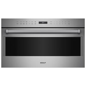 Wolf E Series 30 in. 1.6 cu.ft Built-In Microwave with 10 Power Levels & Sensor Cooking Controls - Stainless Steel, , hires