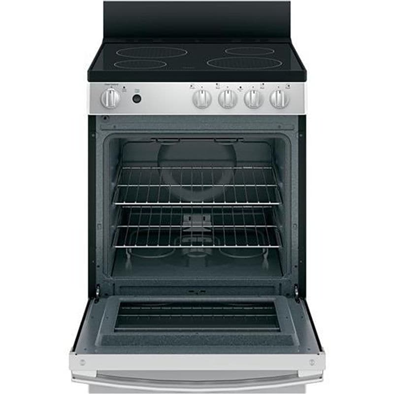 GE 24 in. 2.9 cu. ft. Electric Range with Smoothtop Burners - Stainless Steel, , hires