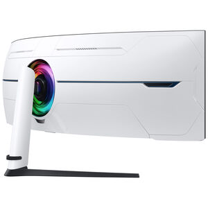 Samsung - 57" Odyssey Neo G9 Dual 4K UHD Quantum Mini-LED 240Hz 1ms HDR 1000 Curved Gaming Monitor (HDMI 2.1, DP 2.1, USB 3.0) - Black, , hires