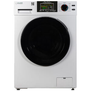 Equator 24 in. 1.9 cu. ft. Electric Front Load All-in-One Laundry Center with Sanitize Cycle & Sensor Dry - White, White, hires
