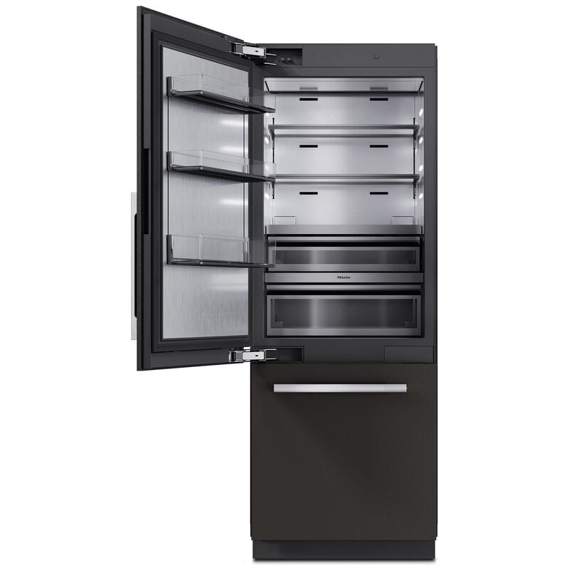 Miele MasterCool Series 30 in. 16.5 cu. ft. Built-In Smart Counter Depth Bottom Freezer Refrigerator with Internal Water Dispenser - Custom Panel Ready, , hires