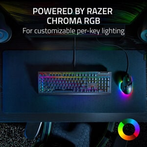 Razer BlackWidow V4 X - Mechanical Gaming Keyboard (Green Switch), , hires