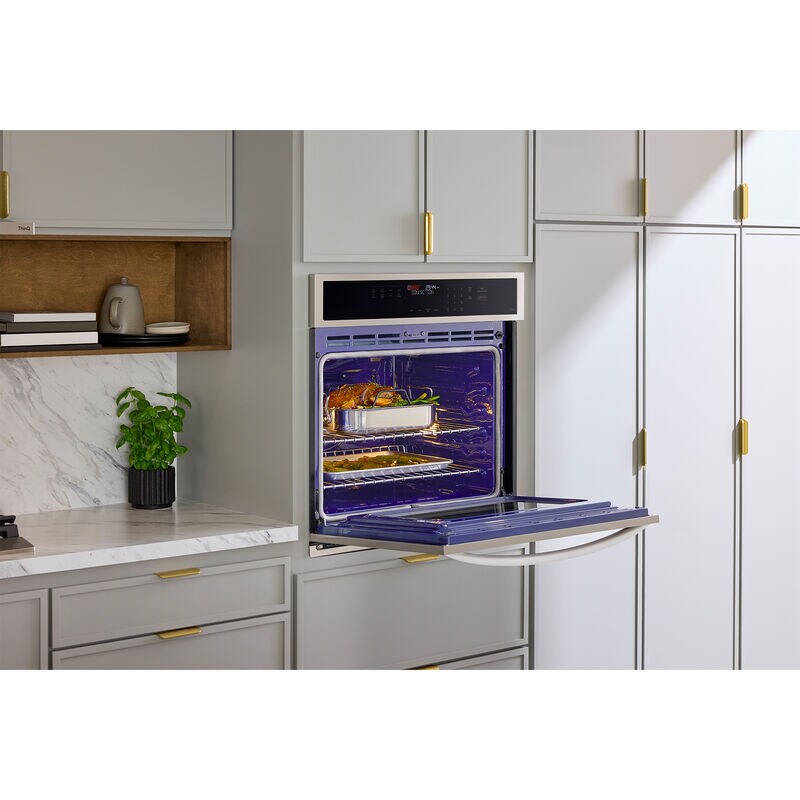LG 30 in. 4.7 cu. ft. Smart Electric Single Wall Oven with Standard Convection - PrintProof Stainless Steel, , hires
