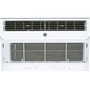 GE 12,000 BTU Heat/Cool Through-the-Wall Air Conditioner with 3 Fan Speeds, Sleep Mode & Remote Control - Gray, , hires