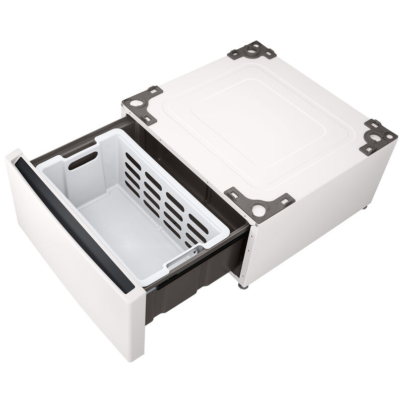 LG Laundry Pedestal Storage Drawer for 27 in. Front Load Washer & Dryers with Basket - Alpine White, , hires