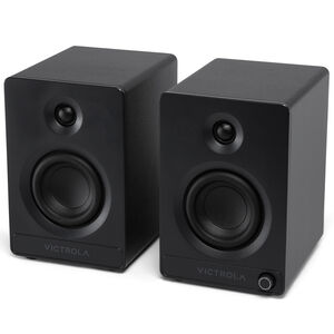 Victrola Tempo Bluetooth Bookshelf Speakers - Black, , hires