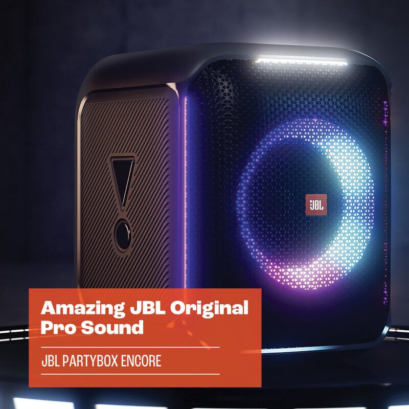 JBL PartyBox Encore Essential Wireless Bluetooth Speaker, , hires