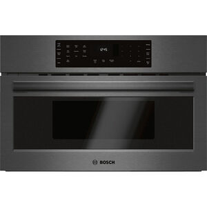 Bosch 800 Series 30" 1.6 Cu. Ft. Electric Wall Oven with True Convection & Self Clean - Black Stainless Steel, , hires