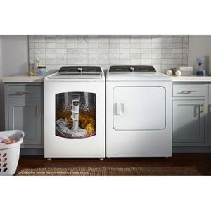 Whirlpool 29 in. 7.0 cu. ft. Gas Dryer with Moisture Sensing Dryer & Steam Cycle - White, , hires