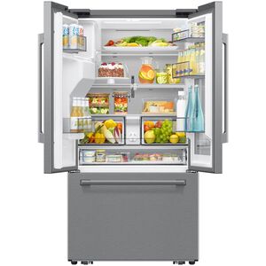 Samsung 36 in. 28.5 cu. ft. Smart French Door Refrigerator with Ice & Water Dispenser - Fingerprint Resistant Stainless, , hires