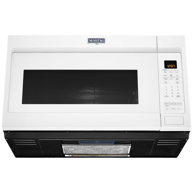 Maytag 30" 1.9 Cu. Ft. Over-the-Range Microwave with 10 Power Levels, 400 CFM & Sensor Cooking Controls - White, , hires