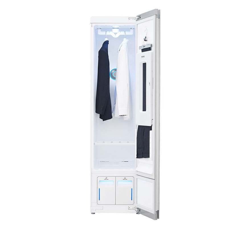 LG Styler 18 in. Smart Steam Closet with TrueSteam Technology & Exclusive Moving Hangers - White, , hires