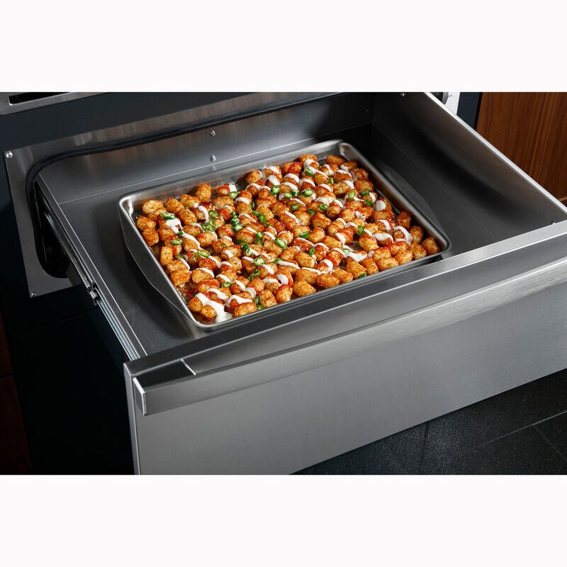 GE Profile 27 in. 1.7 cu. ft. Warming Drawer with Humidity Control - Stainless Steel, , hires