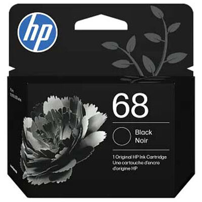 HP 68 Original Ink Cartridge for HP Envy Printers (Black) | 7FP21TN