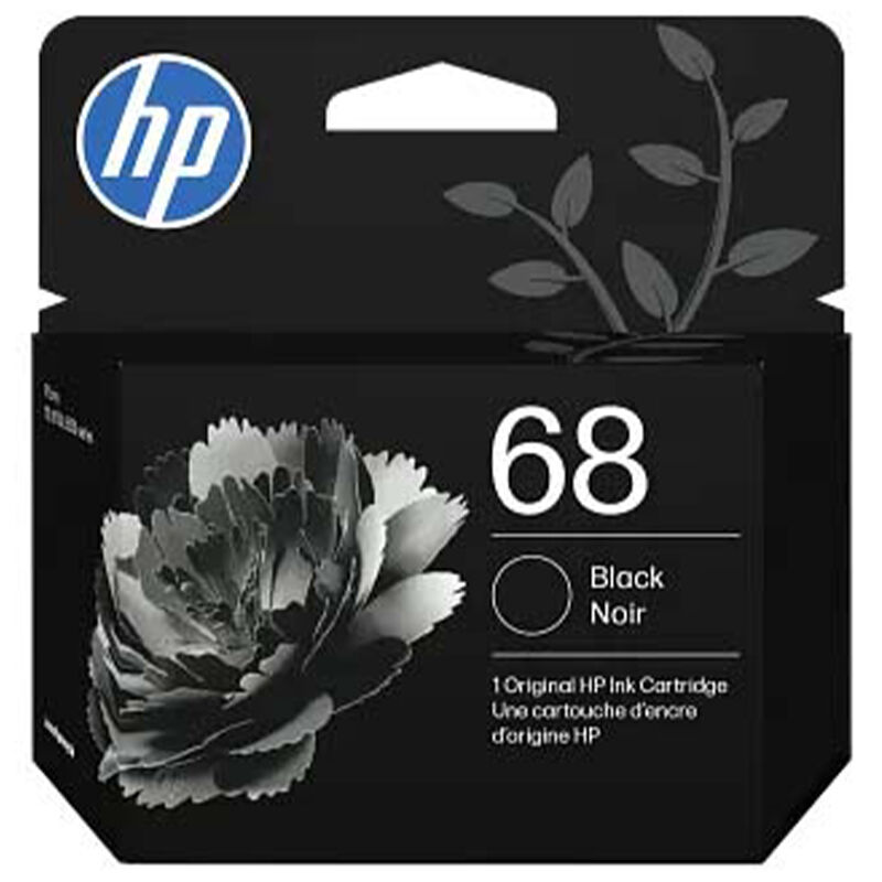 HP 68 Original Ink Cartridge for HP Envy Printers (Black), , hires