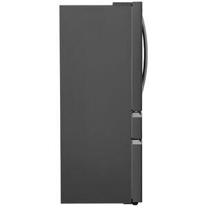 Frigidaire Gallery 36 in. 21.5 cu. ft. Counter Depth 4-Door French Door Refrigerator with Ice & Water Dispenser - Black Stainless, Black Stainless, hires