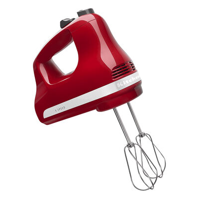 KitchenAid Ultra 5-Speed Ultra Power Electric Hand Mixer - Empire Red | KHM512ER