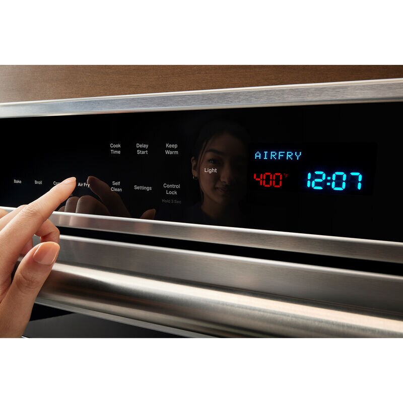 Maytag 27 in. 4.3 cu. ft. Electric Single Wall Oven with True European Convection - Fingerprint Resistant Stainless, , hires