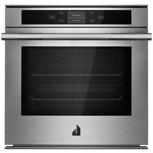 JennAir Rise 24 in. 2.6 cu. ft. Smart Electric Single Wall Oven with True European Convection - Stainless Steel, , hires