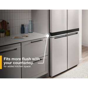 Whirlpool 36 in. 19.4 cu. ft. Counter Depth 4-Door French Door Refrigerator with Ice Maker - Fingerprint-Resistant Stainless Finish, , hires
