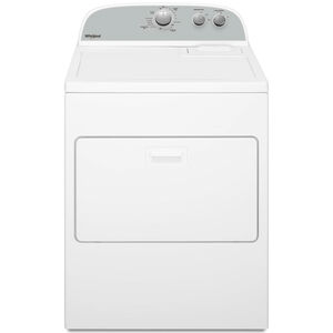 Whirlpool 29 in. 7.0 cu. ft. Electric Dryer with AutoDry Drying System - White, , hires