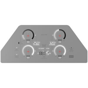 Monogram 30 in. Induction Smart Cooktop with 4 Smoothtop Burners - Silver, , hires
