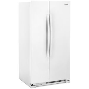 Whirlpool 33 in. 21.6 cu. ft. Side-by-Side Refrigerator - White, White, hires