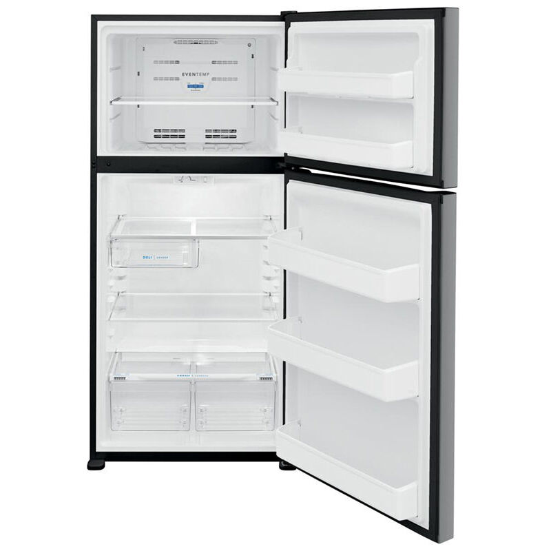 Frigidaire 30 18 3 Cu Ft Top Freezer, Kitchen Cabinets That Match Black Stainless Steel Appliances In Philippines