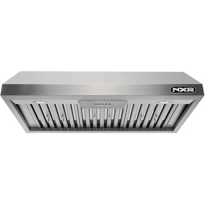 NXR EH Series 30 in. Canopy Pro Style Range Hood with 3 Speed Settings, 800 CFM, Ducted Venting & 2 LED Lights - Stainless Steel | EH3019
