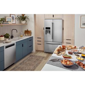KitchenAid 30 in. 7.1 cu. ft. True European Convection Slide-In Electric Range with Radiant Burners - Stainless Steel, Stainless Steel, hires