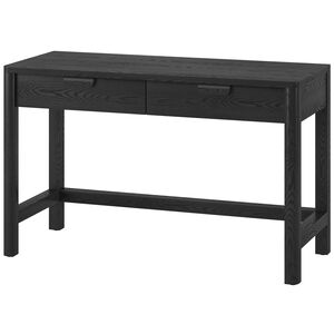 Hudson & Canal Fern 48" Wide Rectangular Desk - Black Grain, , hires