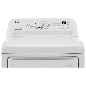 LG 27 in. 7.3 cu. ft. Gas Dryer with Delicate Cycle & Sensor Dry Technology - White, , hires
