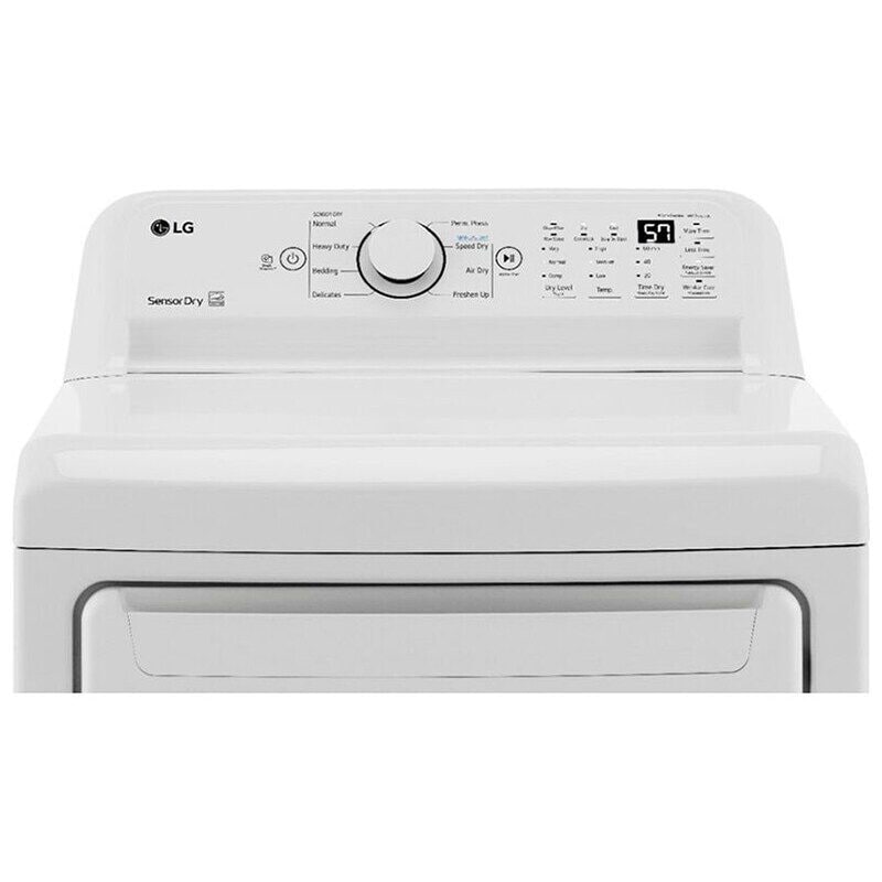 LG 27 in. 7.3 cu. ft. Gas Dryer with Delicate Cycle & Sensor Dry Technology - White, , hires