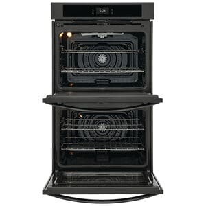 Frigidaire 30 in. 10.6 cu. ft. Top Control Electric Double Wall Oven with Standard Convection - Black, Black, hires
