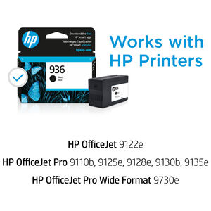 HP 936 Black Ink Cartridge, , hires