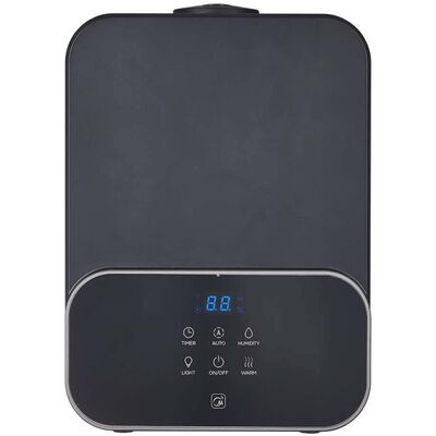 Midea 1.6 gal. Ultrasonic Humidifier with Warm and Cool Mist, for Spaces up to 215 sq. ft. - Black | MSU16U6SBB
