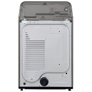 LG 27 in. 7.3 cu. ft. Smart Gas Dryer with Easy-Load Door, Rear Control & Sensor Dry - Graphite Steel, Graphite Steel, hires