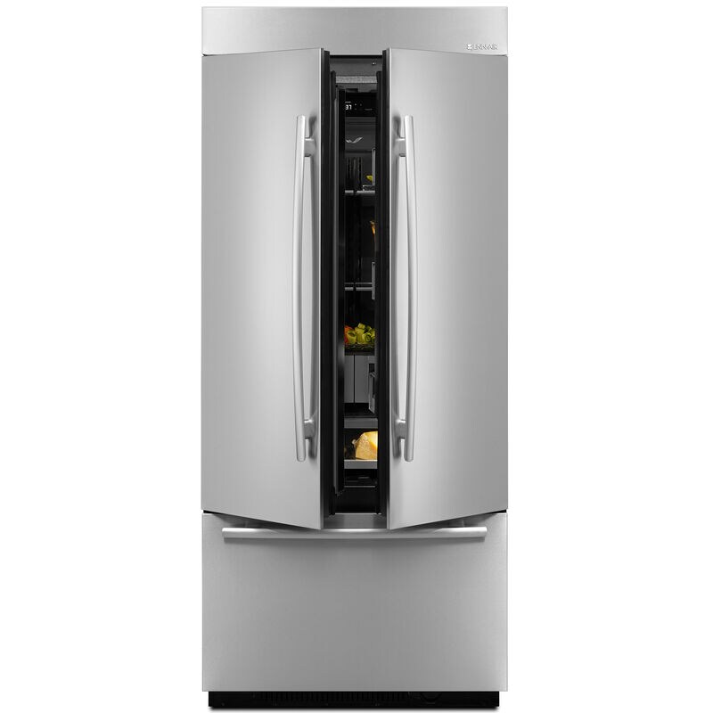 JennAir 36 in. 20.8 cu. ft. Built-In Counter Depth French Door Refrigerator with Ice Maker - Custom Panel Ready, , hires