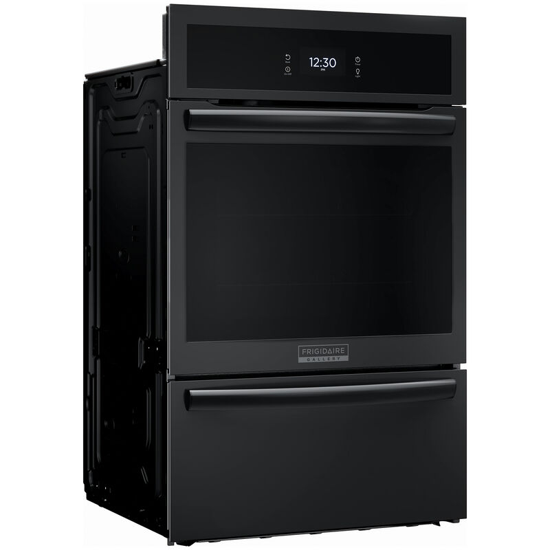 Frigidaire Gallery 24 in. 2.8 cu. ft. Gas Wall Oven with True European Convection & Self Clean - Black, , hires