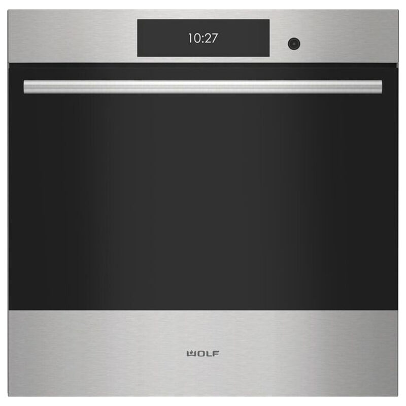 Wolf E Series 24 in. 2.4 cu. ft. Electric Single Wall Oven with Standard Convection - Stainless Steel, , hires