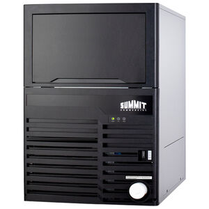 Summit 21 in. Built-In Undercounter Commercial-Use Ice Maker with 27 lb. Ice Storage, Auto-Defrost & Digital Control - Black, , hires