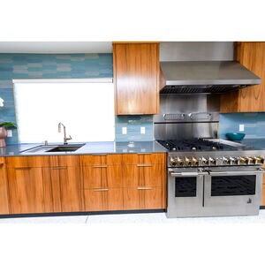 JennAir Pro-Style 48 in. Ducted Canopy Pro Style Style Range Hood with 1200 CFM, 4 Fan Speeds & 3 Halogen Lights - Stainless Steel, , hires