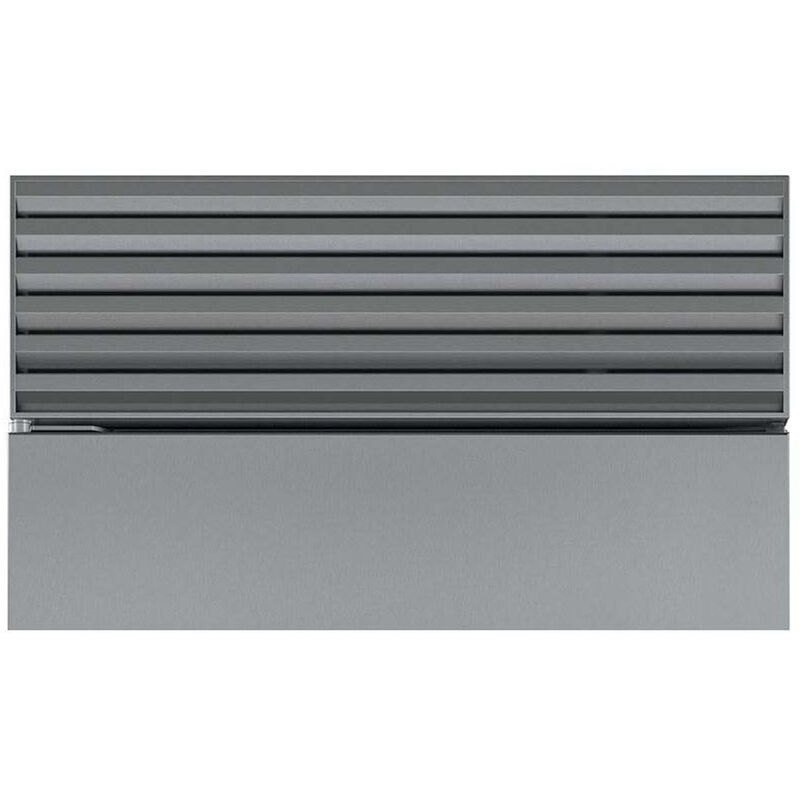 Sub-Zero Classic Series 36 in. Flush Inset Pro Louvered Stainless Steel Grille Panel, , hires