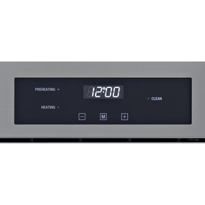 Bertazzoni Professional Series 30 in. 8.2 cu. ft. Top Control Electric Double Wall Oven with Dual Convection - Stainless Steel, , hires