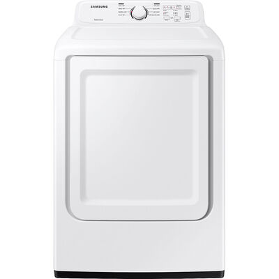 Samsung 27 in. 7.2 cu. ft. Gas Dryer with Sensor Dry - White | DVG41A3000W